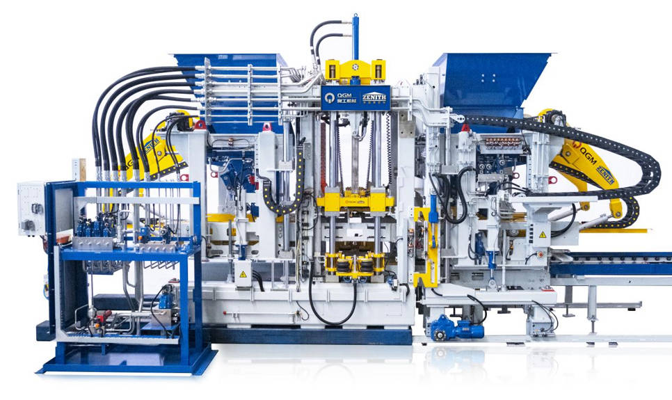 Yuqori samarali beton bloklari uchun ilg'or g'isht mashinasi